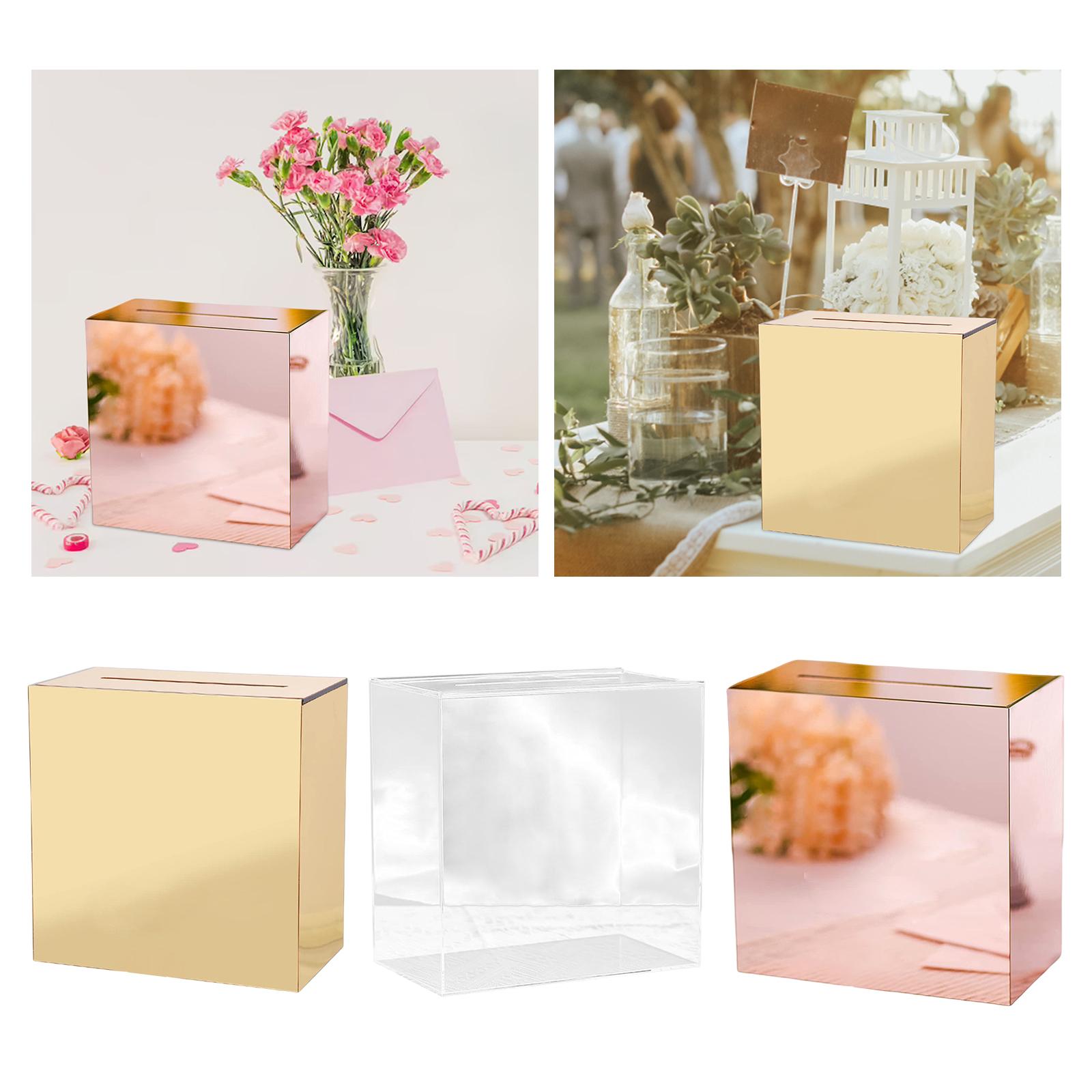 Wedding Card Box - Kotak Kartu Pernikahan Akrilik Kotak Dekoratif