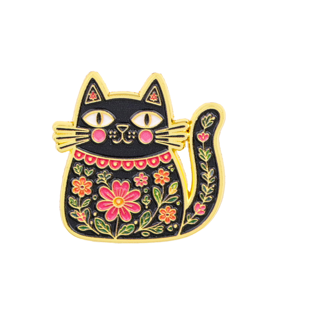 Pin enamel motif bunga dan kuc - Good Floral & Wedding Decor Supply ulasan dan harga