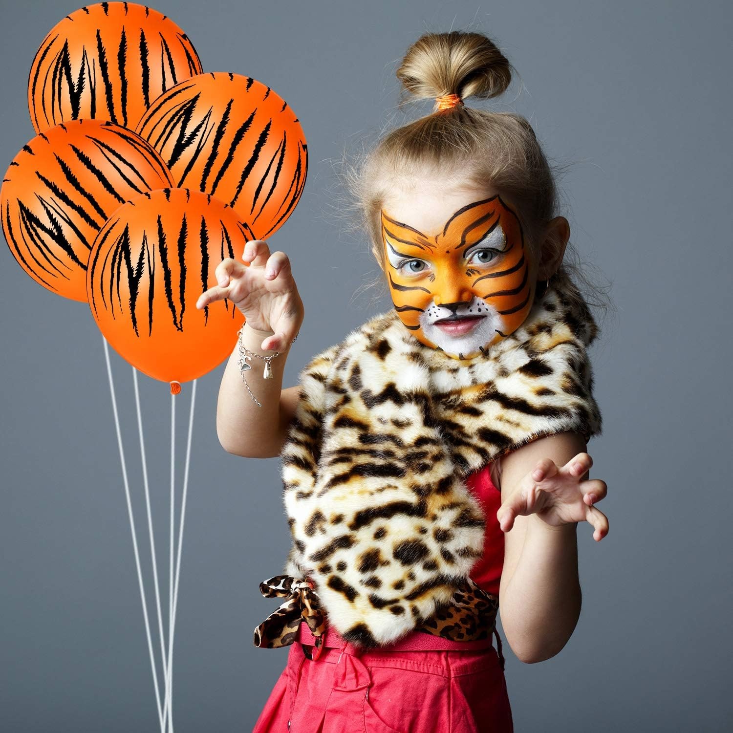 20/40 Buah balon motif harimau - Wedding Zoo ulasan dan harga