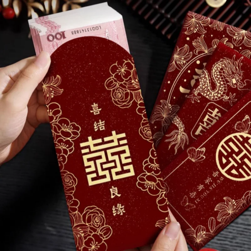 6 Buah Amplop Merah Baru “Xizi - Wedding Envelopes ulasan dan harga